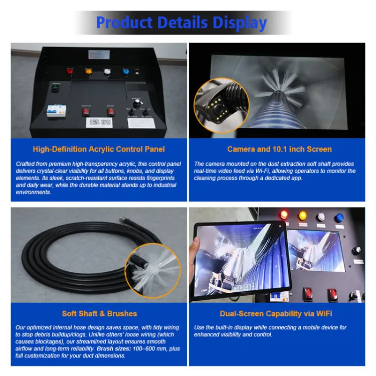 Quality Focused Portable Air Duct Cleaning Machine Air Duct Cleaning Machine for Professional Hvac Cleaning — image 4