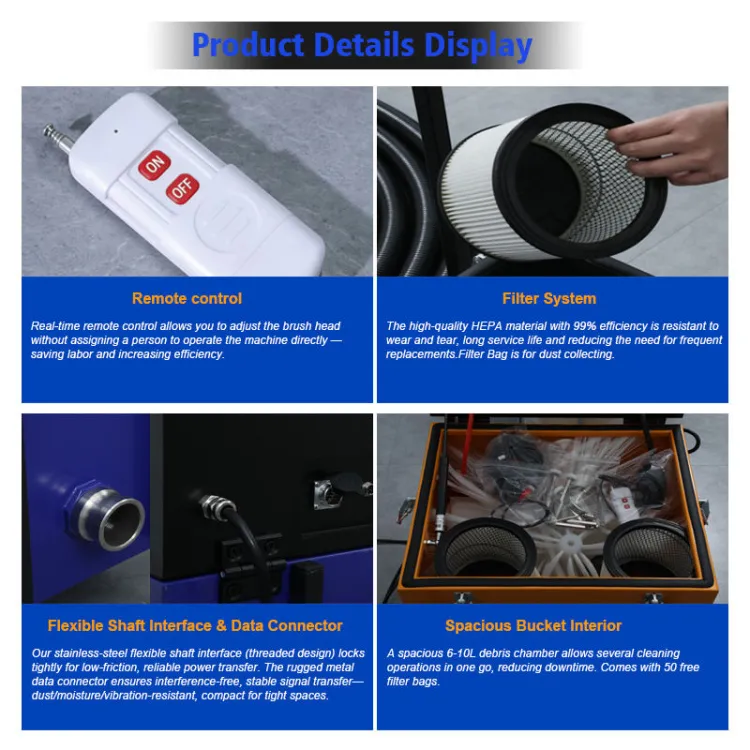 Quality Focused Portable Air Duct Cleaning Machine Air Duct Cleaning Machine for Professional Hvac Cleaning — image 5