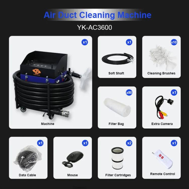 Quality Focused Portable Air Duct Cleaning Machine Air Duct Cleaning Machine for Professional Hvac Cleaning — image 6