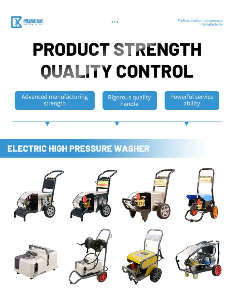 220v 1.8kw Power Electric High Pressure Washing Machine Cold Water Pressure Car Washer — image 2