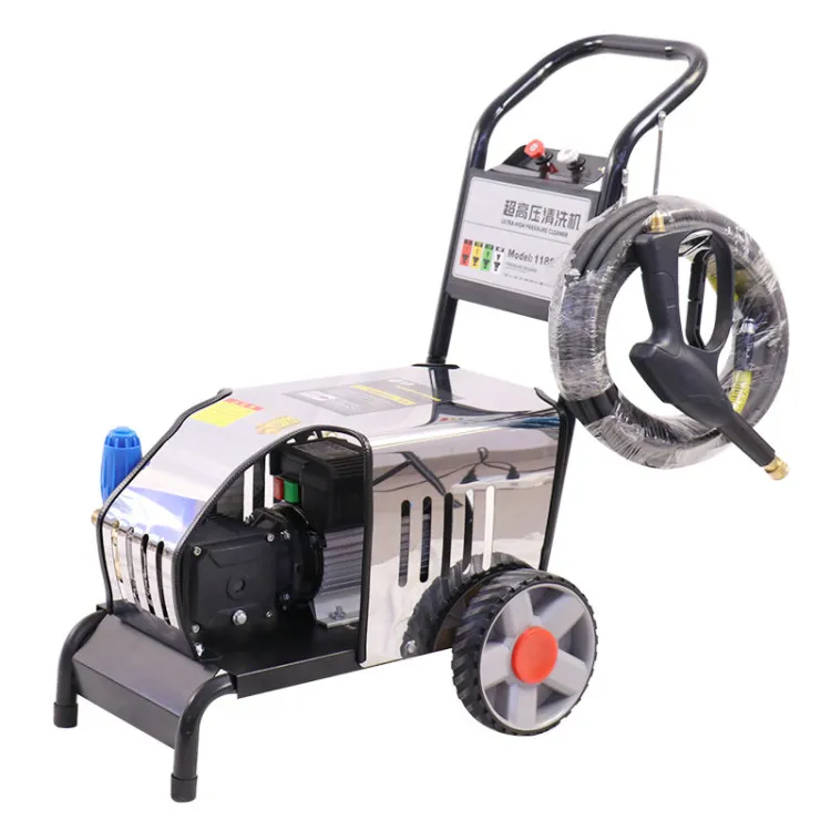 220v 1.8kw Power Electric High Pressure Washing Machine Cold Water Pressure Car Washer — image 5