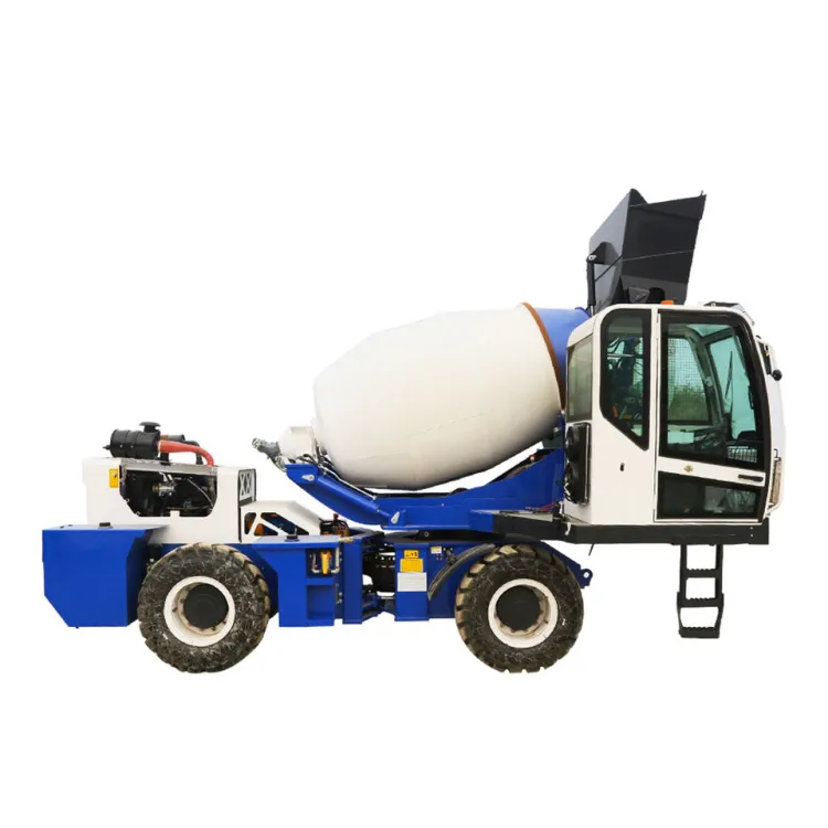 500L Self Installing Diesel Engine Concrete Mixer with Concrete Pump for Construction High Efficiency 254kW Motor — image 3