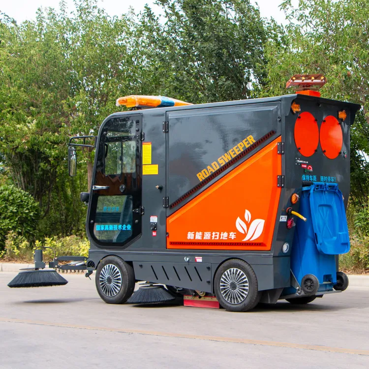 Promotional Items Electric Floor Sweeper Heavy Duty Cleaning Machine Plastic Provided Road Cleaner Sweeper Machine — image 1