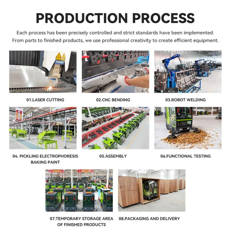 Promotional Items Electric Floor Sweeper Heavy Duty Cleaning Machine Plastic Provided Road Cleaner Sweeper Machine — image 2