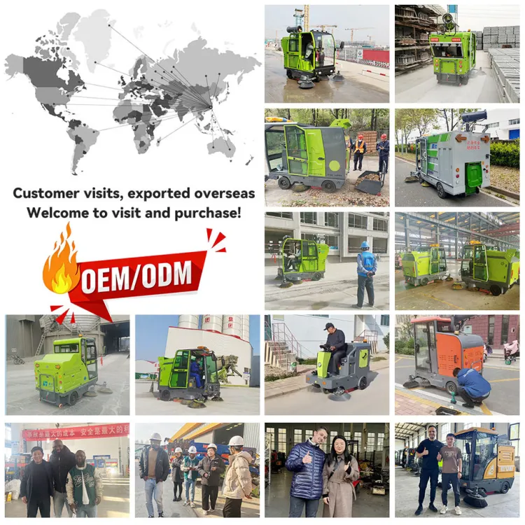 Promotional Items Electric Floor Sweeper Heavy Duty Cleaning Machine Plastic Provided Road Cleaner Sweeper Machine — image 4
