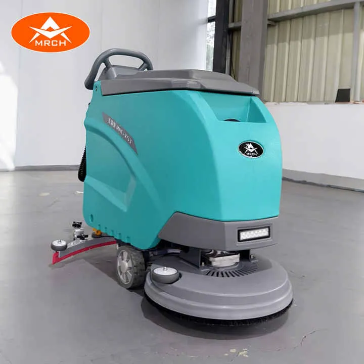Electric Hand-Push Walk-Behind Floor Scrubber with Cold Water Cleaning & Extended Battery Life for Malls & Hospitals — image 7