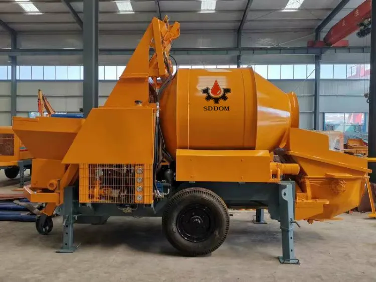 20m 30 40m3/h Portable Cement Concrete Mixing Pumping Machine Concrete Mixer Pump — image 5