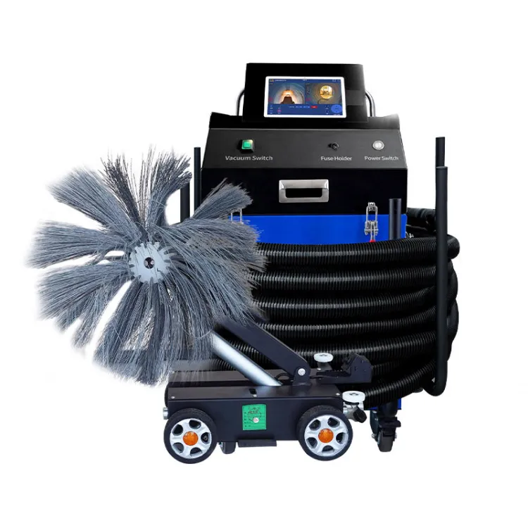 KT-976 Robotic Air Duct Cleaning Machine for Square Duct HVAC Cleaning with High Speed Brush and Dust Suction System — image 7