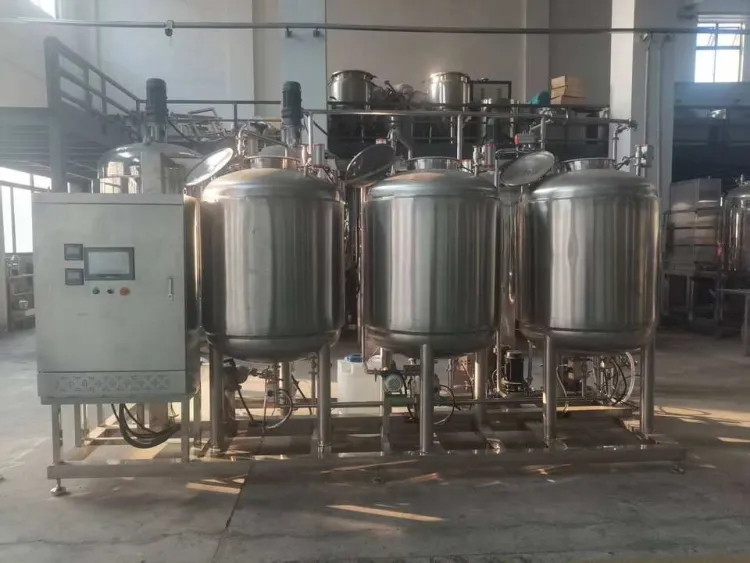 Semi-Automatic Large CIP Cleaning System 100L~50000L Multi-Tank Washer with Pump Motor 2-Year Warranty Certified Made in — image 4