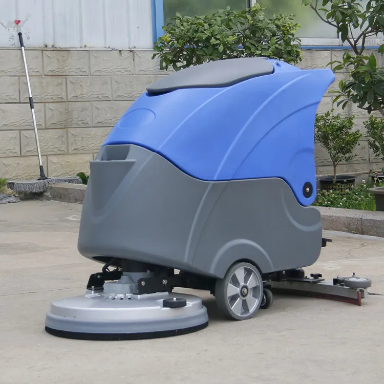 Scrubber Electric Floor Washing Machine Ride on Scrubber Walk-Behind Supermarket Scrubber Commercial Riding Floor Road Sweeper — image 5