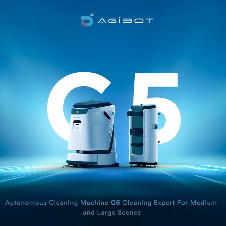 2025 Latest Oem Custom Lightweight Portable Durable Supplier C5 Dust Pushing Laser Mapping Smart Cleaning Robot — image 4
