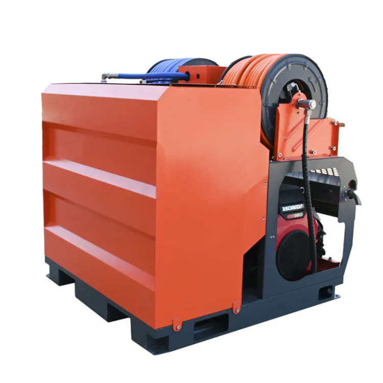 WS1865-pro 2600psi16gpm Drain Jetting Machine 500L Stainless Steel Water tank Remote Control Pipe Cleaning Machine for Plumber — image 2