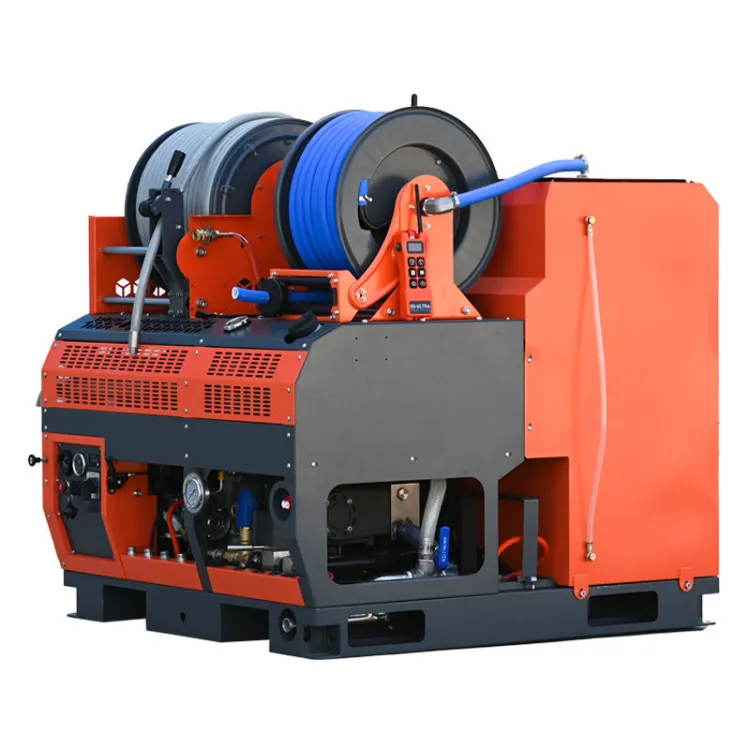 WS1865-pro 2600psi16gpm Drain Jetting Machine 500L Stainless Steel Water tank Remote Control Pipe Cleaning Machine for Plumber — image 3