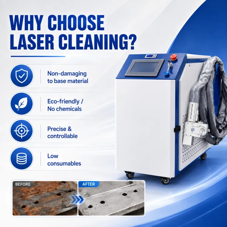 2000W 3000W CW Laser Cleaner for Steel Structure Heavy Rust Oxide Paint Coating Removal Industrial Metal Cleaning — image 1