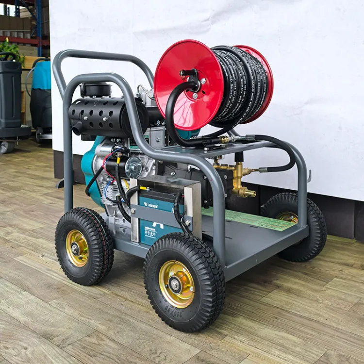 LC Convenient Mobile High Pressure Sewer Pipe Cleaning Machine 170bar 8lpm Condition Pump Sewage Pipe Cleaning Equipment — image 6