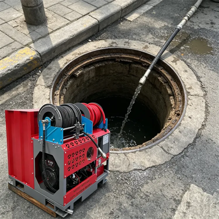 300bar High-pressure Jet Cleaning Machine Is Used to clear Sewers, Community Pipelines, and Municipal Pipelines — image 5