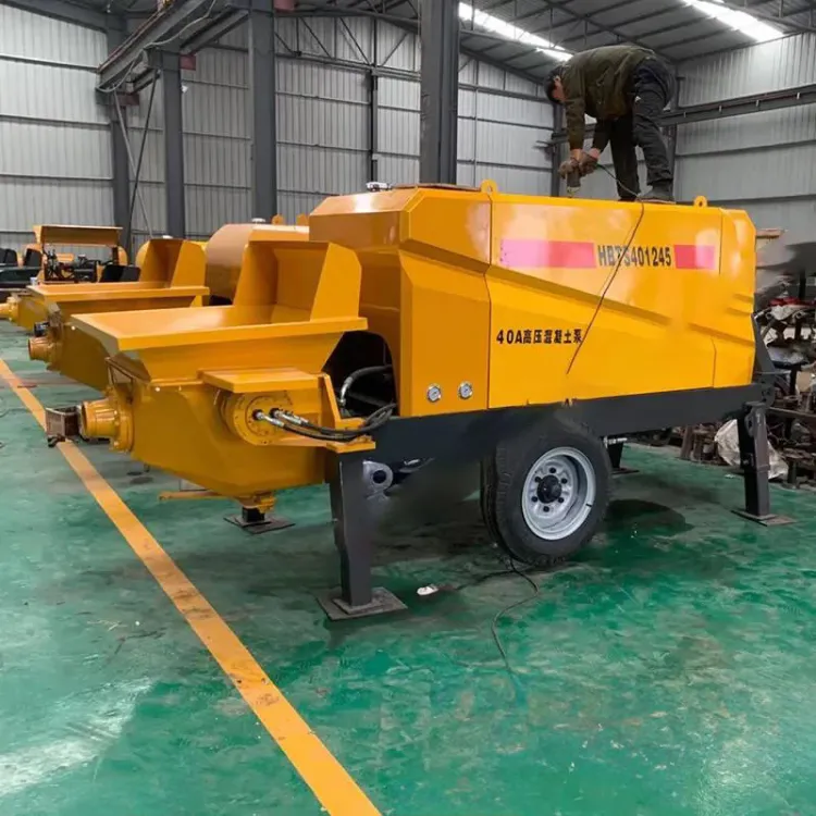 Small Concrete Pump Mixer Heavy Duty diesel Engineering & Construction Machinery — image 3