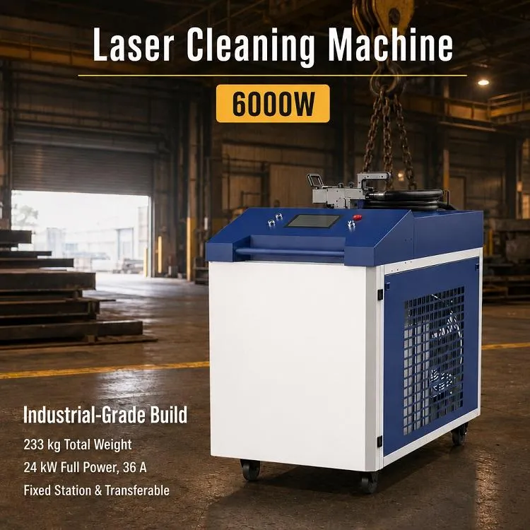 Bluetimes 6000W Laser Cleaning Machine for Rail Transit Vehicle Body Paint Stripping — image 5