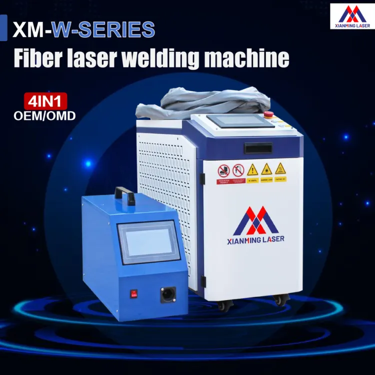 High Efficiency 4 in 1 Laser Welding 1500w 2000w 3000w Fiber Welder Cutting Cleaning Machine for Steel Metal — image 2