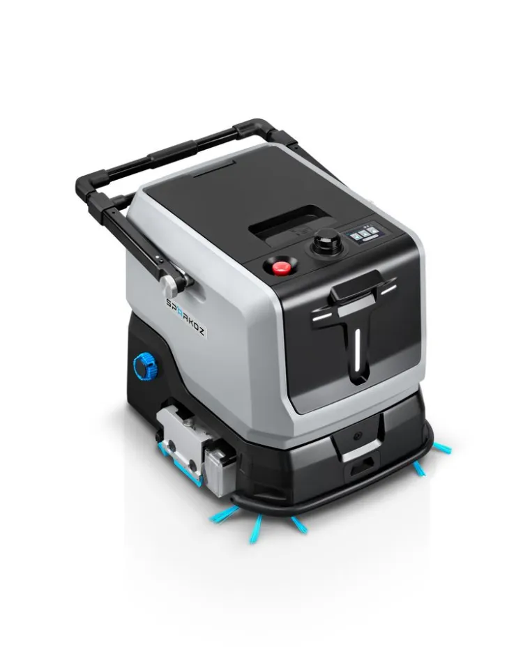 Sparkoz TN10 Autonomous Laser Navigation Floor Cleaning Robot for Warehouse Scrubber Sweeper — image 2