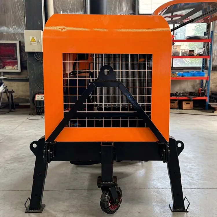 WANCHANG 10m/h Diesel Motor Trailer Concrete Pump High Efficiency Max 20mm Aggregate CE Certified 30m Vertical for Rural House — image 5