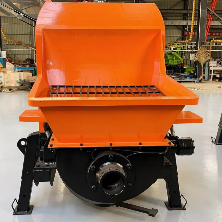 WANCHANG 10m/h Diesel Motor Trailer Concrete Pump High Efficiency Max 20mm Aggregate CE Certified 30m Vertical for Rural House — image 6