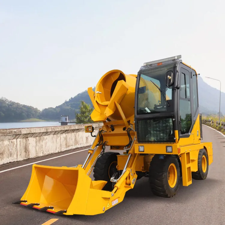 Free Shipping Euro 5 EPA SAAO Manufacturer Self Loading Concrete Mixer Truck for — image 2
