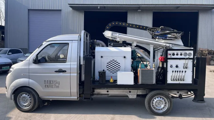 Light Truck Mounted 200m Water Well Drilling Rig Full Hydraulic Borehole Drilling Machine — image 2