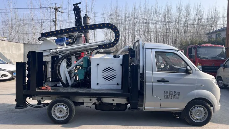 Light Truck Mounted 200m Water Well Drilling Rig Full Hydraulic Borehole Drilling Machine — image 4