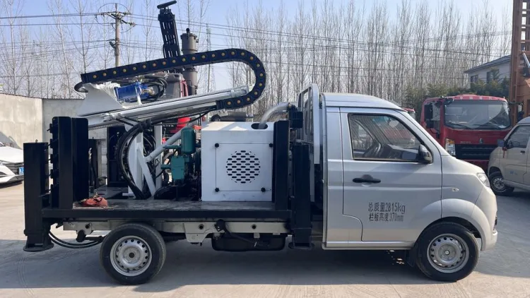Light Truck Mounted 200m Water Well Drilling Rig Full Hydraulic Borehole Drilling Machine — image 5