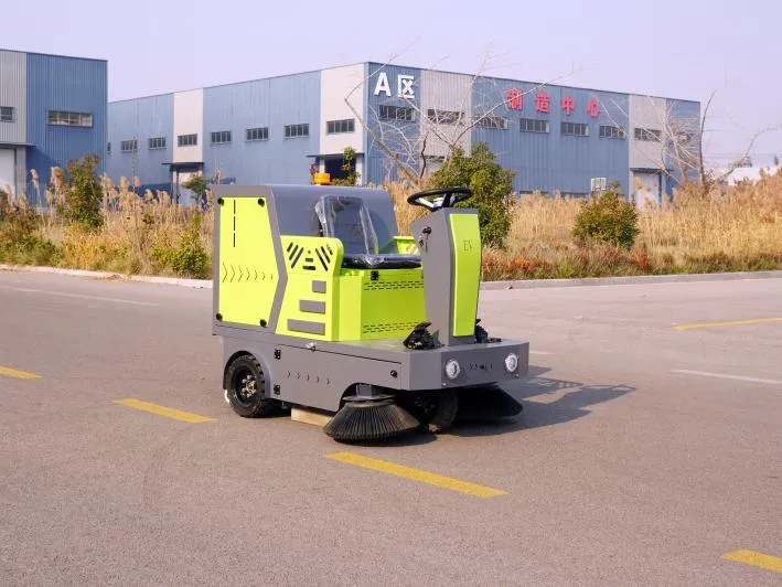 Street Sweeper Machine Road Sweeping Machine with Durable Sweeping Broom for Port and Freight Yard Ground Cleaning — image 7