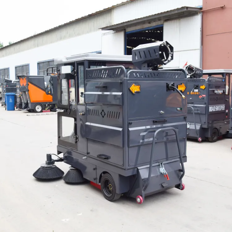 2000mm Sweeping Path Electric Ride-On Floor Sweeper CE & Customizable Powerful Suction Industrial Parking Sweeper — image 2