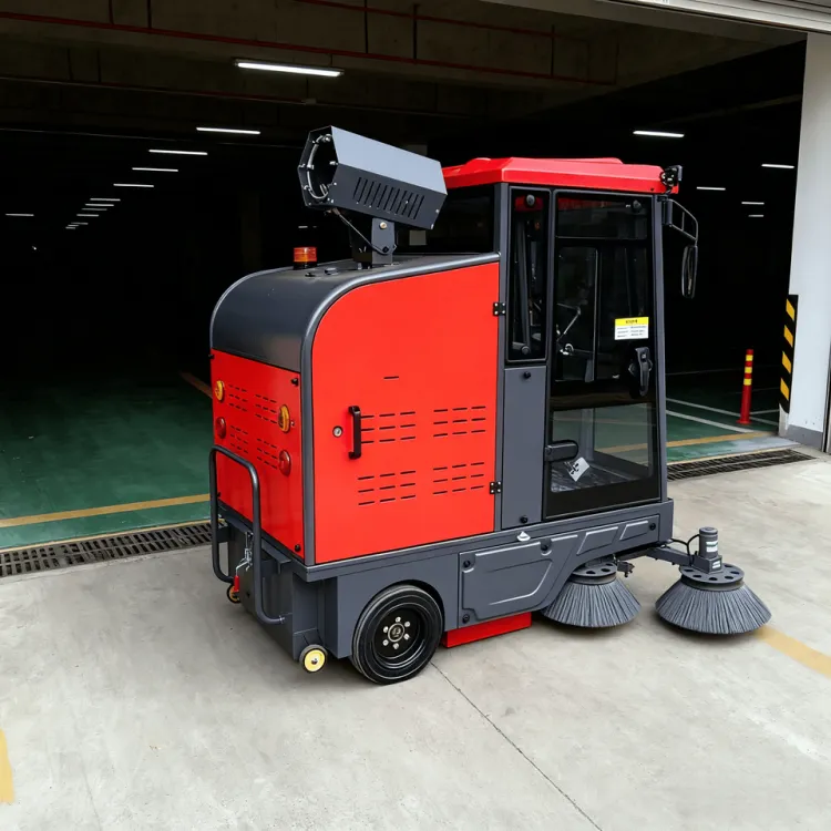 G1900 Electric Mini Ride-On Street Sweeper Battery-Powered Warehouse & Floor Sweeper Truck — image 5