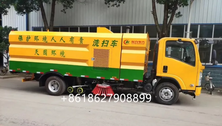 CLW Brand ISUZU 4*2 LHD diesel type road sweeper truck — image 5