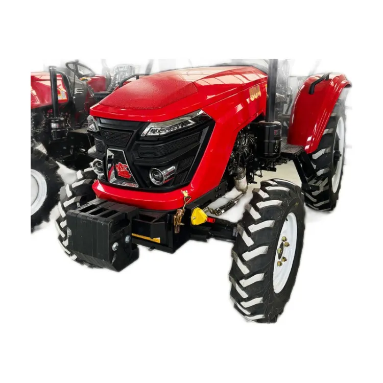 Premium ISO CE Sihuai Motor 100HP 4WD Compact Tractor Agricultural Tractor Tractores Agricolas Greenhouse Use Backhoe Attach — image 1