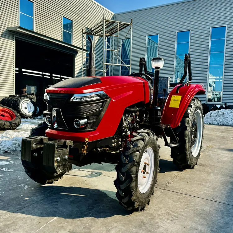Premium ISO CE Sihuai Motor 100HP 4WD Compact Tractor Agricultural Tractor Tractores Agricolas Greenhouse Use Backhoe Attach — image 3