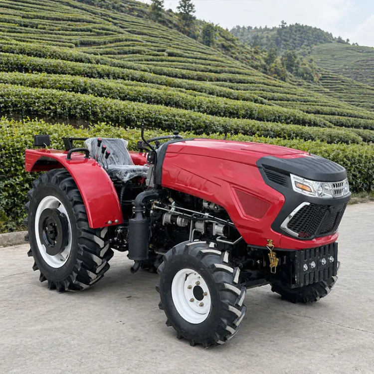 Premium ISO CE Sihuai Motor 100HP 4WD Compact Tractor Agricultural Tractor Tractores Agricolas Greenhouse Use Backhoe Attach — image 6