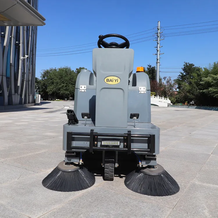 Battery Operated Ride on Vacuum Cleaner Industrial Floor Sweeper Machine for Warehouse Commercial Cleaning — image 2