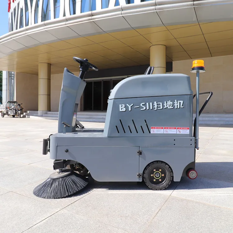 Battery Operated Ride on Vacuum Cleaner Industrial Floor Sweeper Machine for Warehouse Commercial Cleaning — image 6