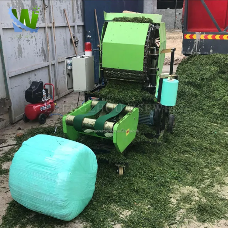 Diesel Automatic Hay Pto Grass Straw Baling Silage Balers Wrapper Packing Machine Round Baler Machine for Farm — image 6