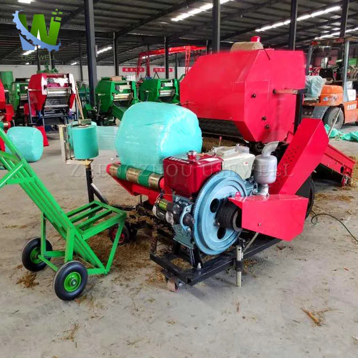 Diesel Automatic Hay Pto Grass Straw Baling Silage Balers Wrapper Packing Machine Round Baler Machine for Farm — image 7