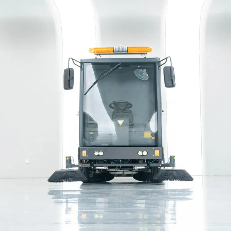 Outdoor Large Street Sanitation Truck Four Wheel Road Sweeper Automatic Floor Sweeper Car With CE — image 2