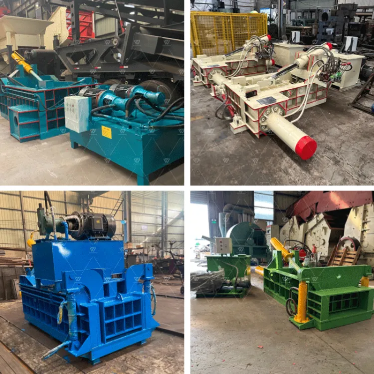 Hydraulic Metal Baler Machine Scrap Metal Compactor with Side Push Out for Aluminum Can Steel Recycling — image 6
