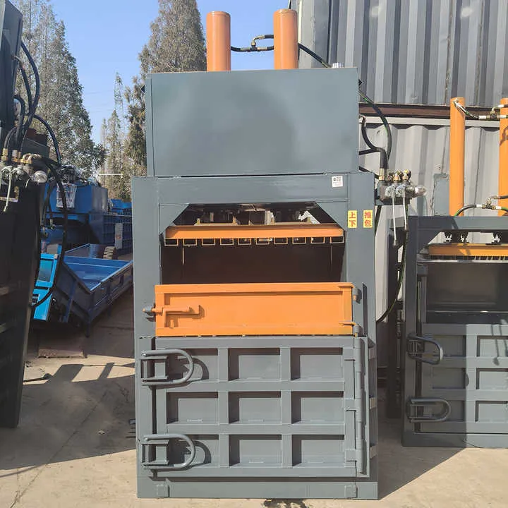 Baling Machine Hydraulic Waste Paper Clothing Recycling Mini Scrap Metal Baler Vertical Balers Cardboard Box Plastic Can Press — image 7