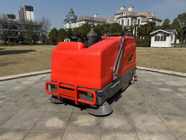 Multifunctional Floor Scrubber Sweeping and Washing All in One Electric Ride on Floor Scrubber Sweeper for Manufacturing Plant — image 6