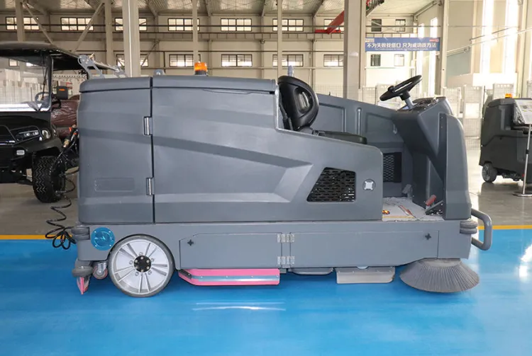 Ride on Washing and Sweeping Machine Electric Sweeper and Floor Scrubber With Smart Control for Industrial Floor — image 5