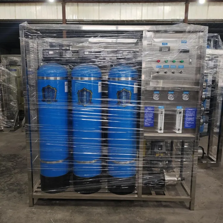 Low 1000L/H Industrial RO Water Treatment System FRP Material PLC Auto Control for & Beverage Plant — image 2