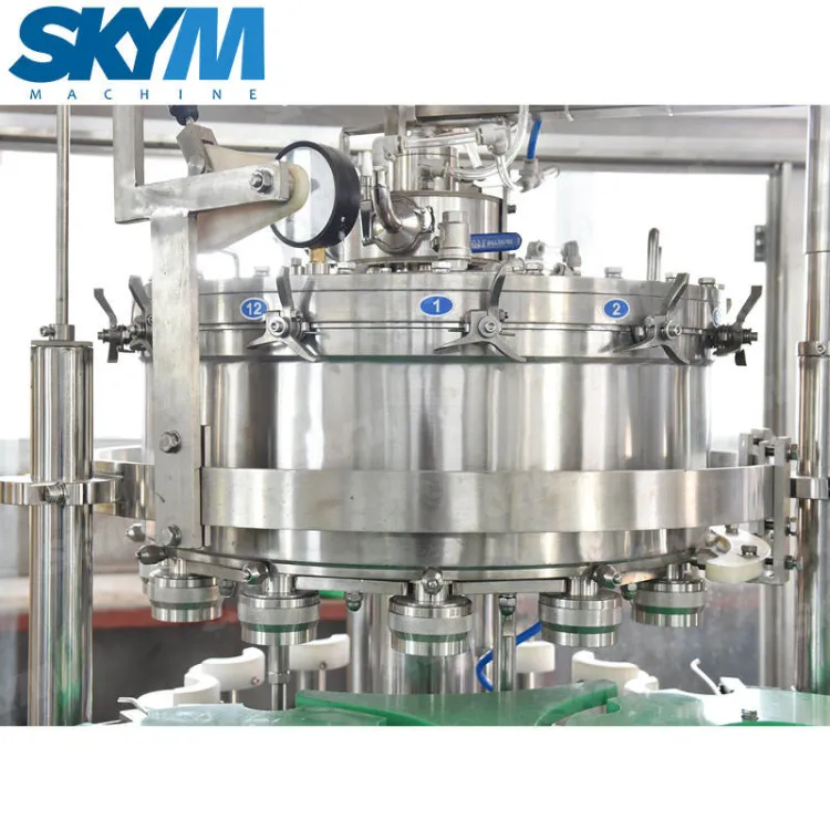Full-automatic Fruit Juice Soda Drink Aluminum Can Filling Machine for Fruits / for Carbonate — image 2