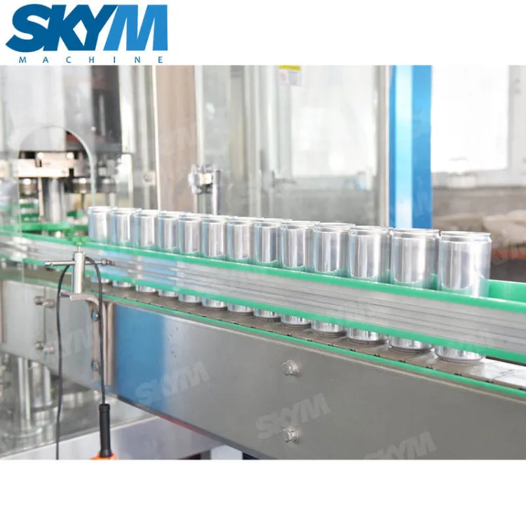 Full-automatic Fruit Juice Soda Drink Aluminum Can Filling Machine for Fruits / for Carbonate — image 6
