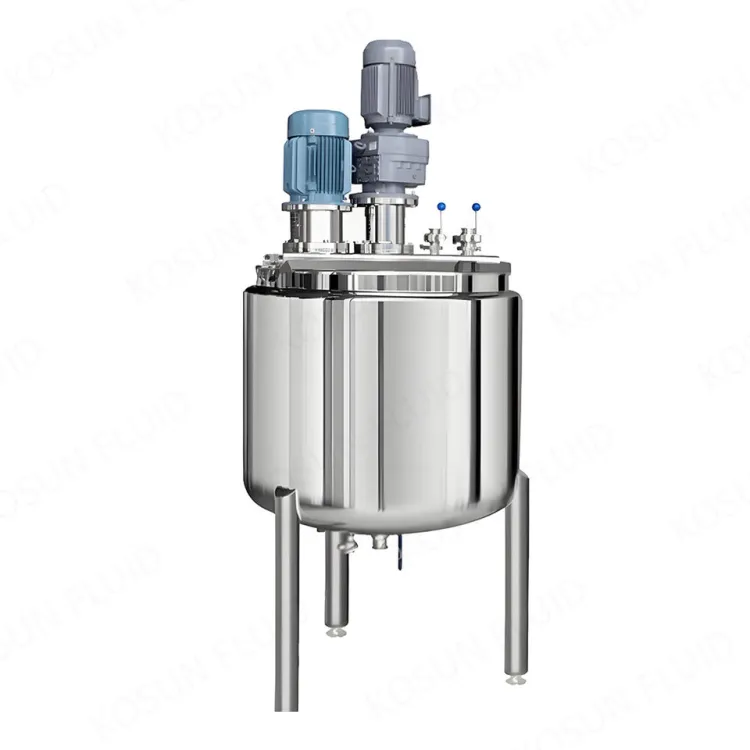 Stainless Steel Sugar Syrup Soft Drink Beverage Juice Mixing tank — image 4